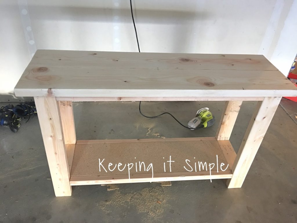How To Build A Sofa Table For Only 30, How To Make A Simple Table Top